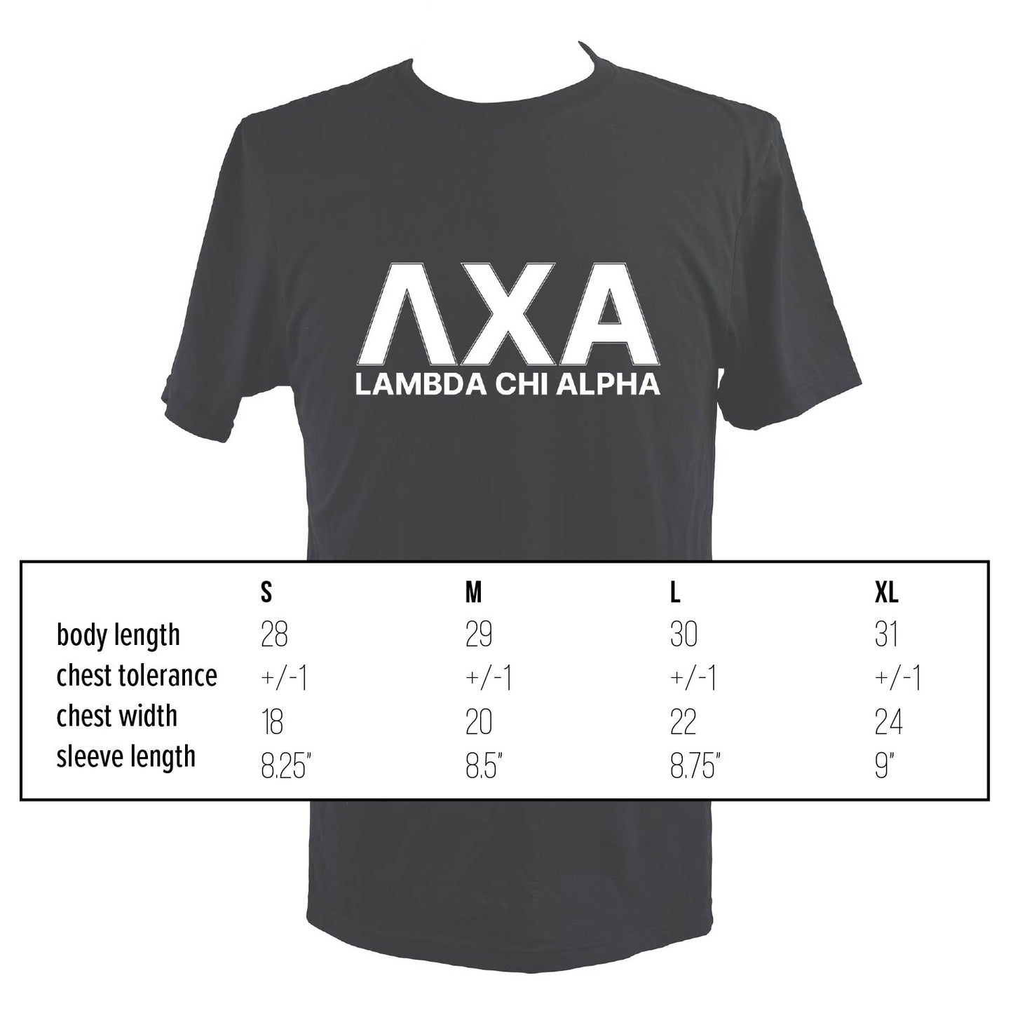 Alpha Tau Omega Fraternity T-Shirt- Varsity Greek Letters Design