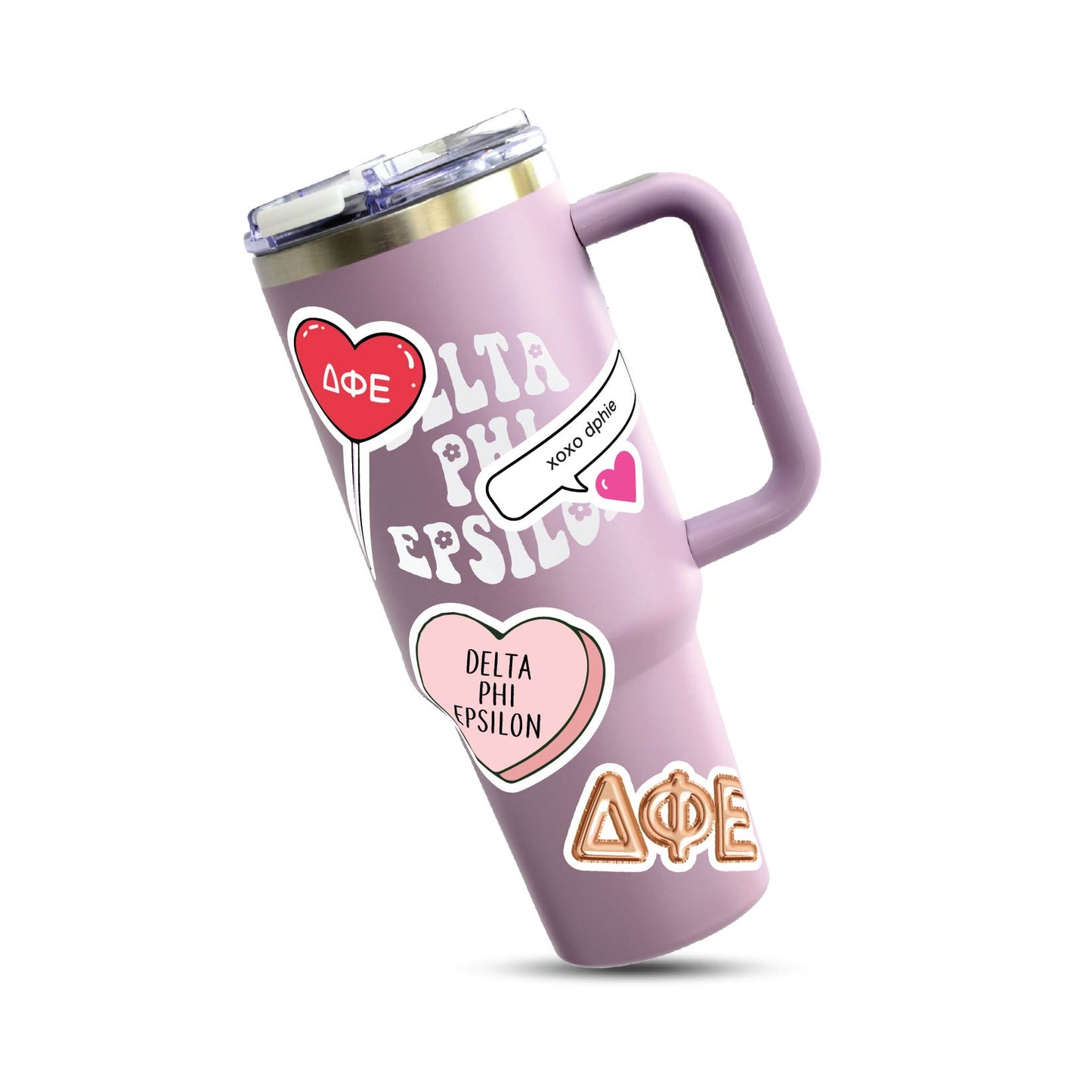 Delta Phi Epsilon- Sticker Sheet- Love Theme