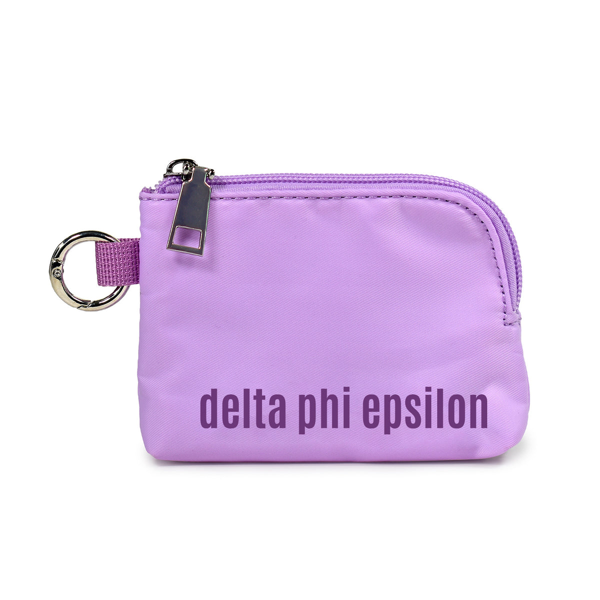 Sorority Shop Zipper Wallet Pouch with Keyring