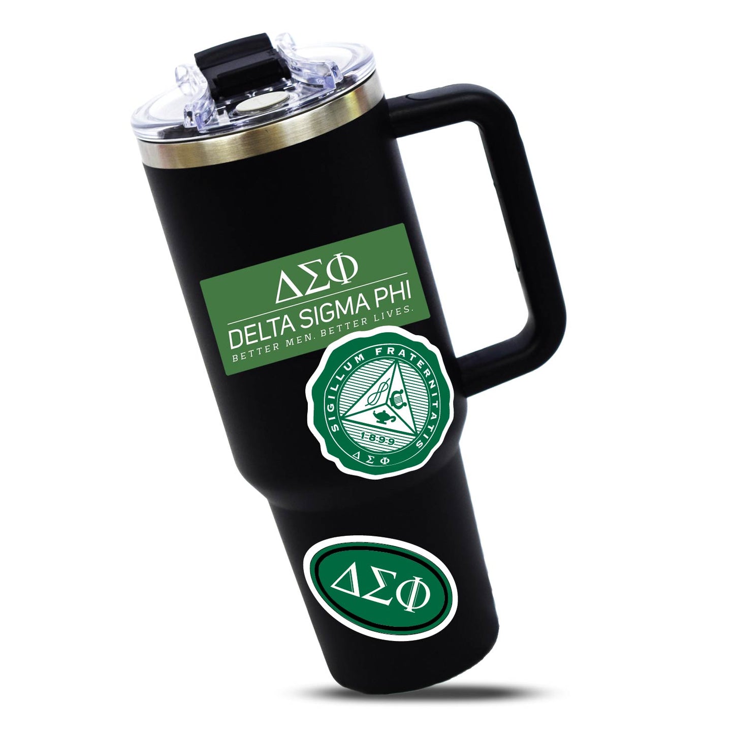 Delta Sigma Phi Fraternity Sticker Sheet- Brand Focus