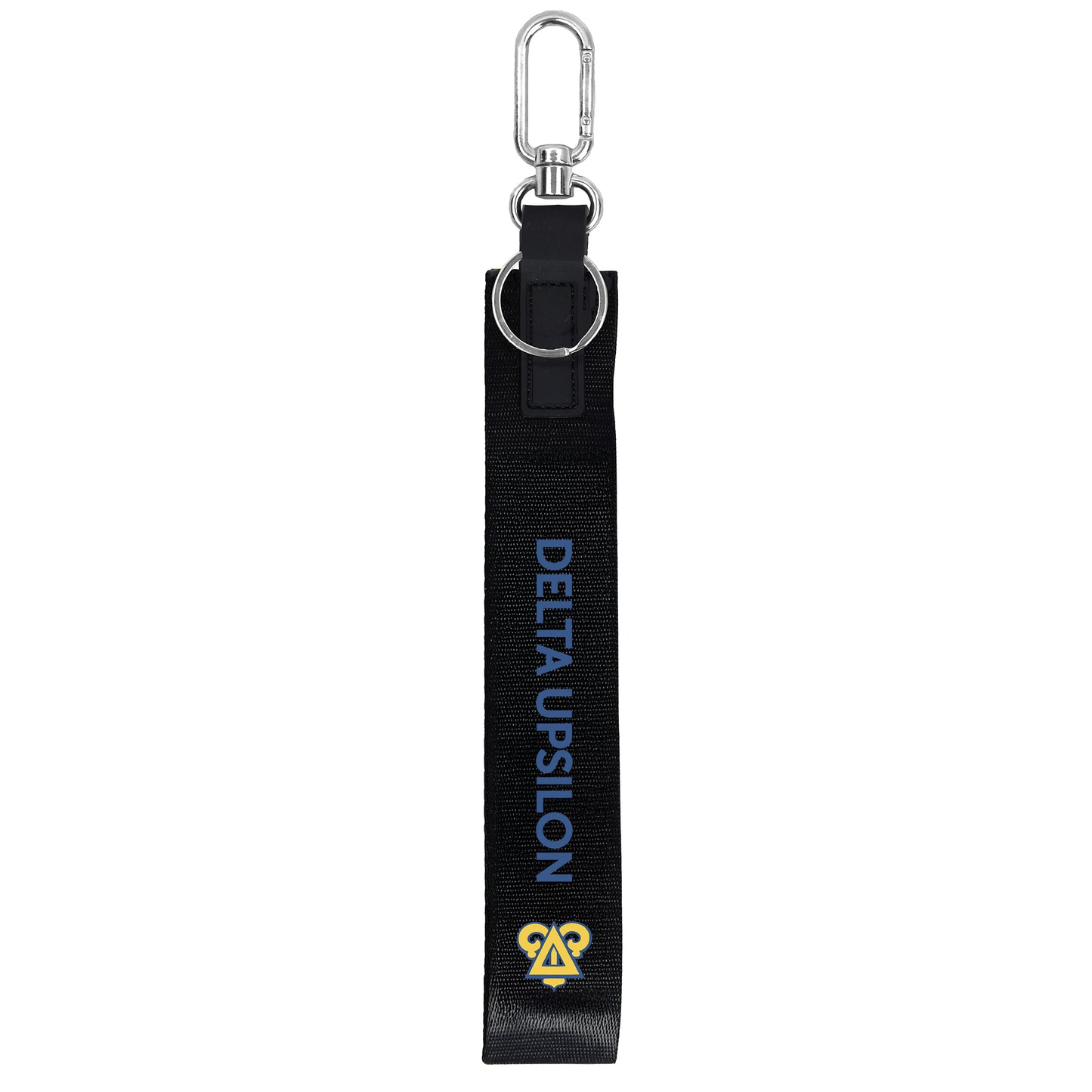 Delta Upsilon Fraternity Keychain- Hands-Free Lanyard Style