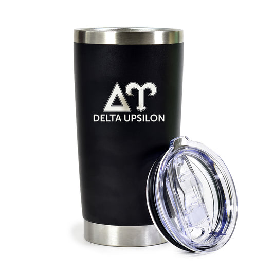 Delta Upsilon 20 oz. Insulated Tumbler with Greek Letters