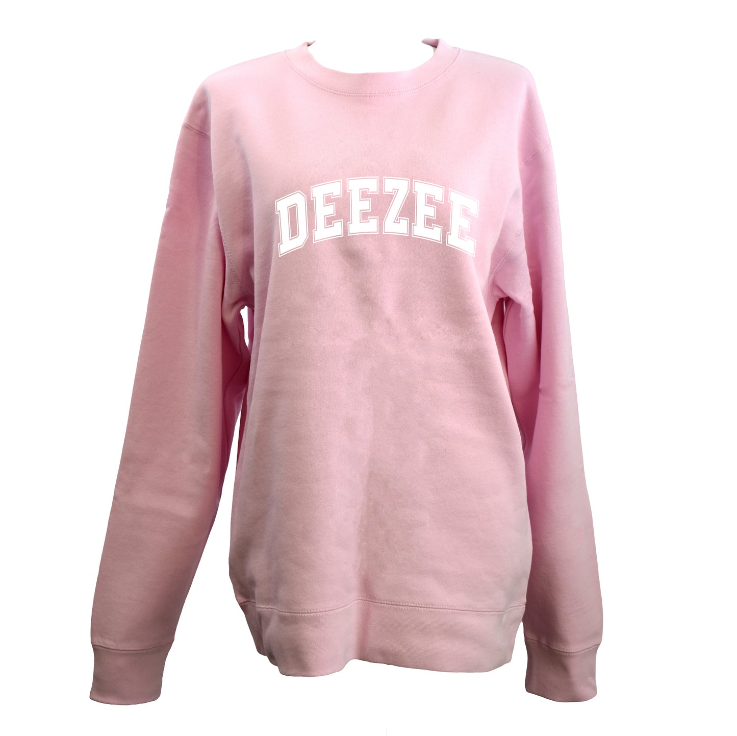 Delta Zeta Sweatshirt- Crewneck Varsity Letters Design