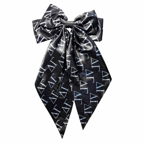 Delta Gamma Greek Letters Hair Bow