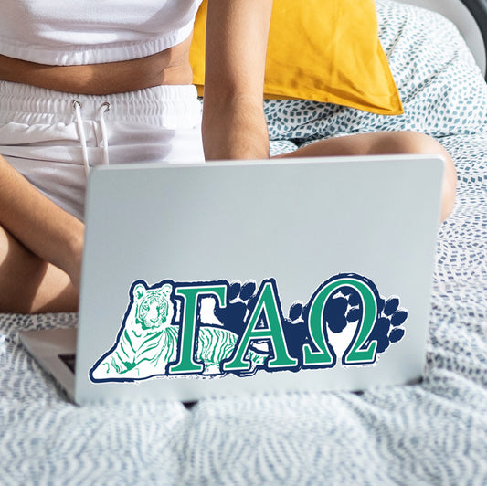 Gamma Alpha Omega Laptop Jumbo Sticker/Decal