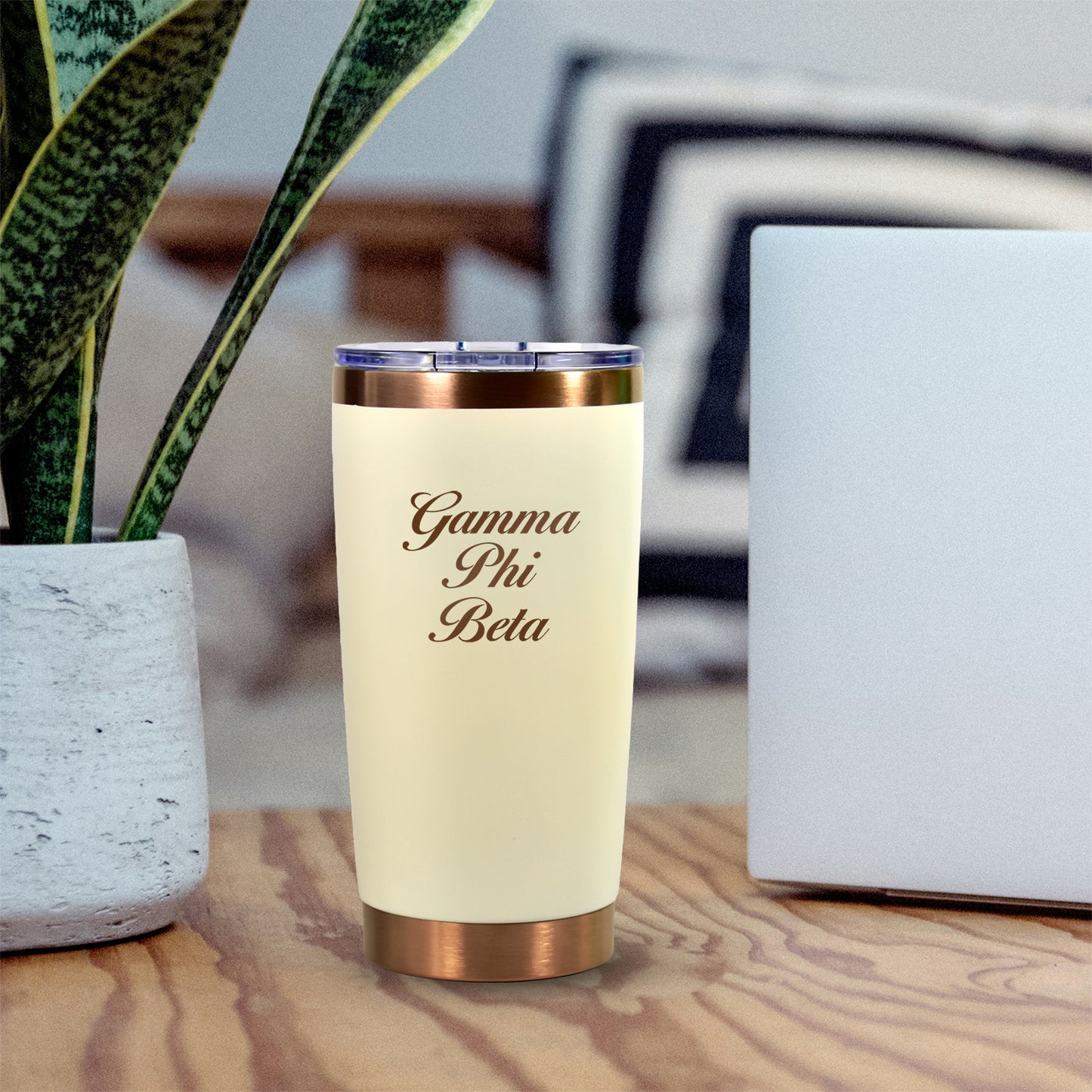 Gamma Phi Beta 20 oz. Insulated Tumbler with Sorority Name