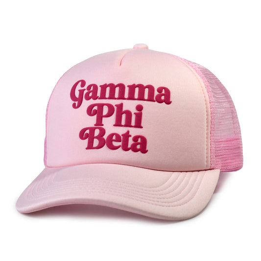 Gamma Phi Beta Baseball Cap, Mesh Trucker-Style Hat