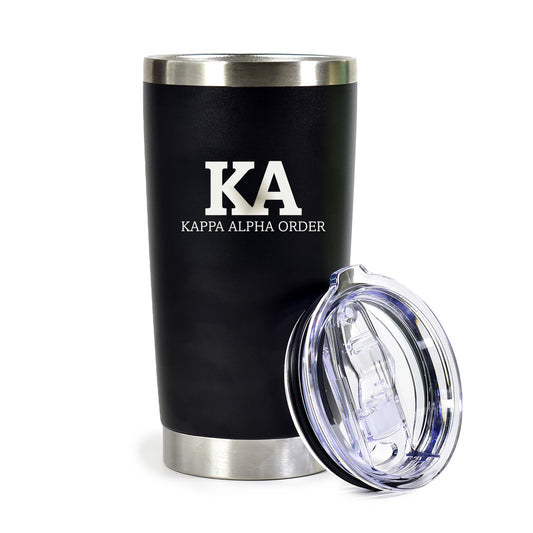 Kappa Alpha 20 oz. Insulated Tumbler with Greek Letters