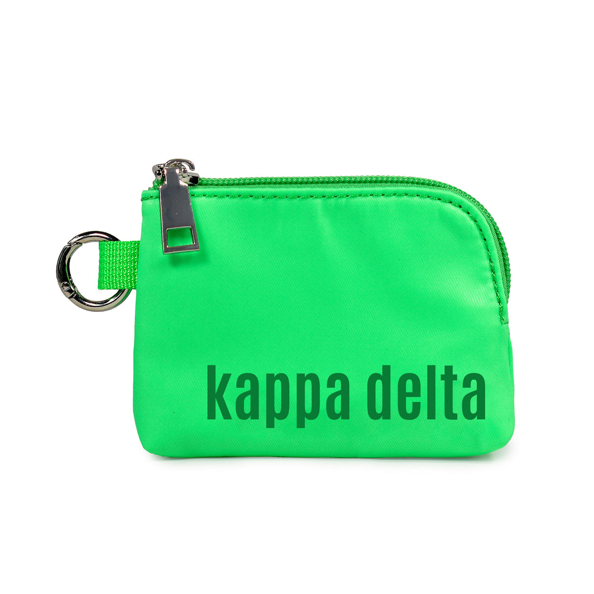 Sorority Shop Zipper Wallet Pouch with Keyring