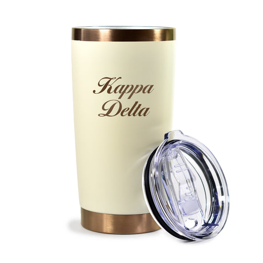 Kappa Delta 20 oz. Insulated Tumbler with Sorority Name