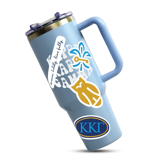 Kappa Kappa Gamma Sorority Brand Focus Sticker Sheet