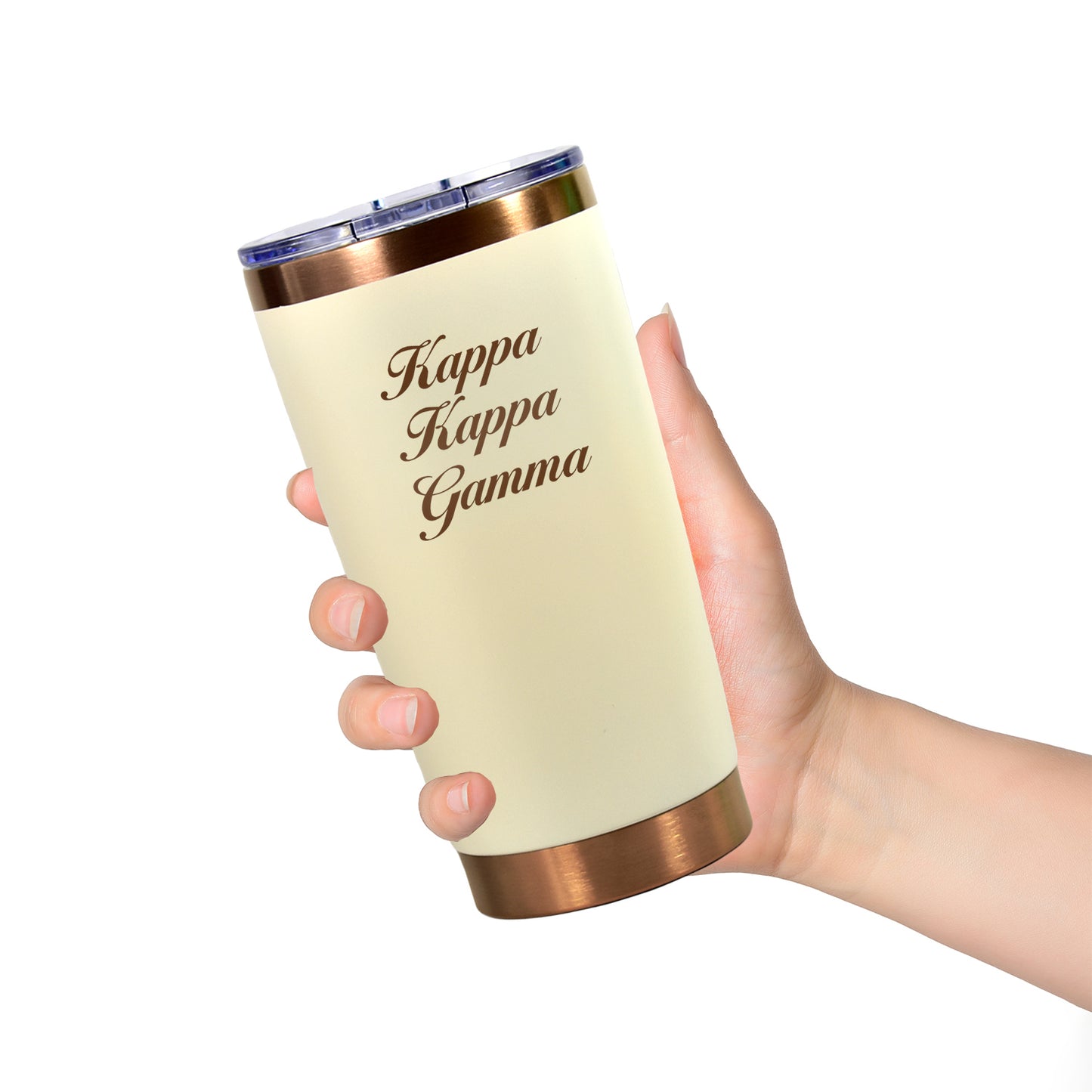 Kappa Kappa Gamma 20 oz. Insulated Tumbler with Sorority Name