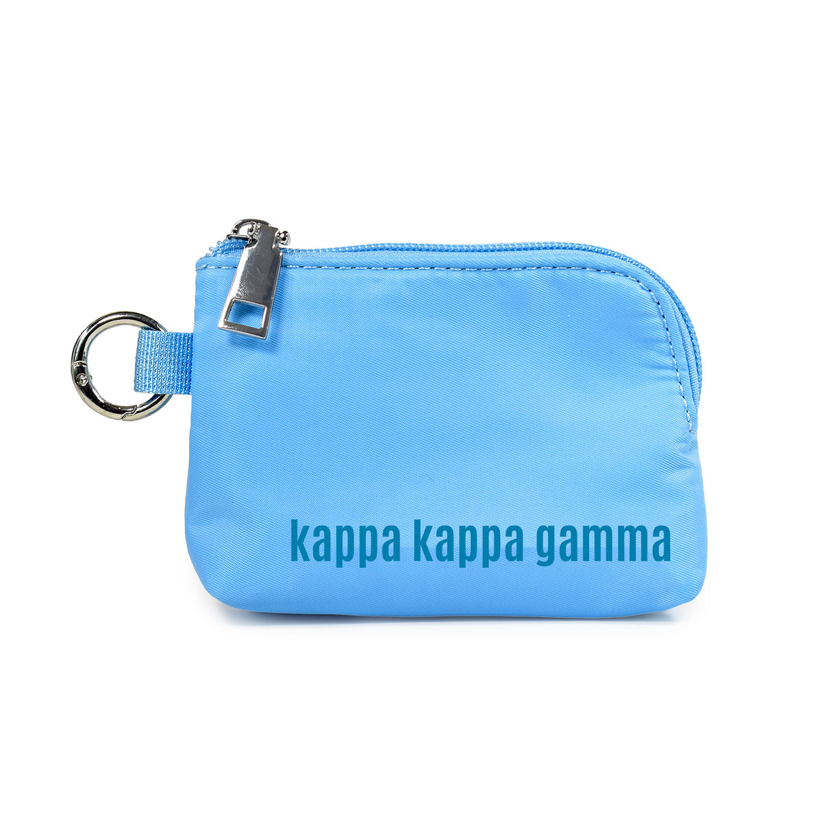 Kappa Kappa Gamma Zipper Wallet Pouch with Keyring