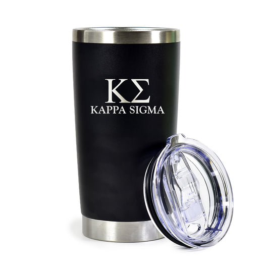 Kappa Sigma 20 oz. Insulated Tumbler with Greek Letters