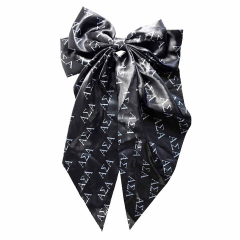 Alpha Sigma Alpha Greek Letters Hair Bow