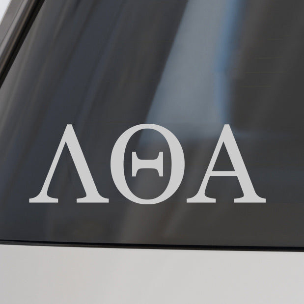 Lambda Theta Alpha Car Decal Sticker- Greek Letters Design