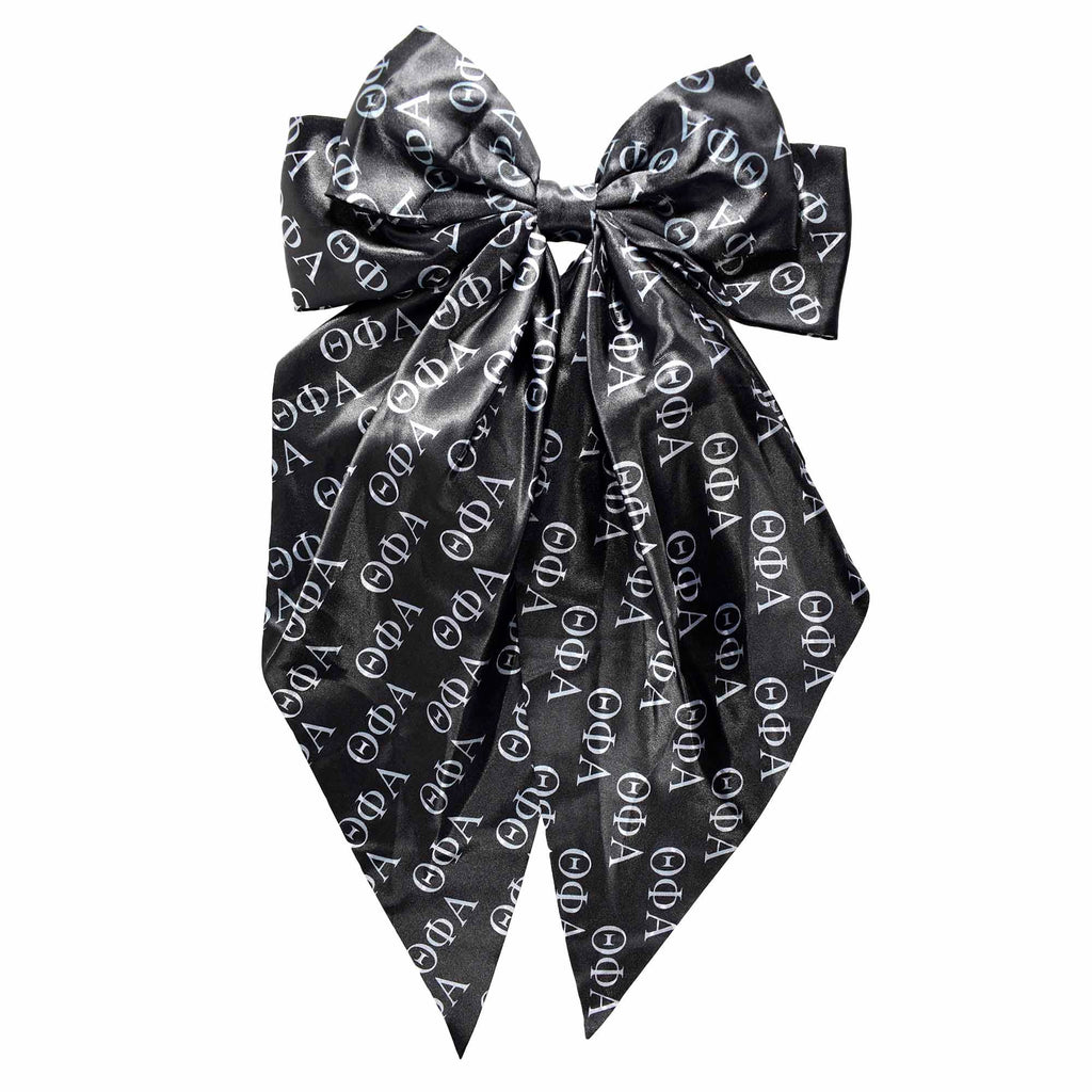 Theta Phi Alpha Greek Letters Hair Bow