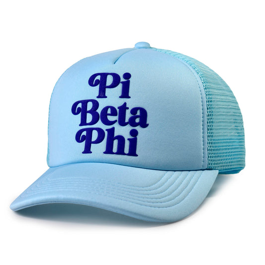 Pi Beta Phi Baseball Cap, Mesh Trucker-Style Hat