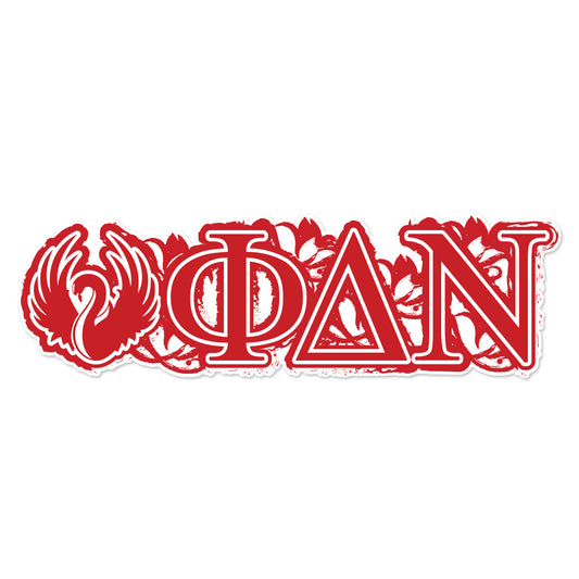 Phi Delta Nu Laptop Jumbo Sticker/Decal