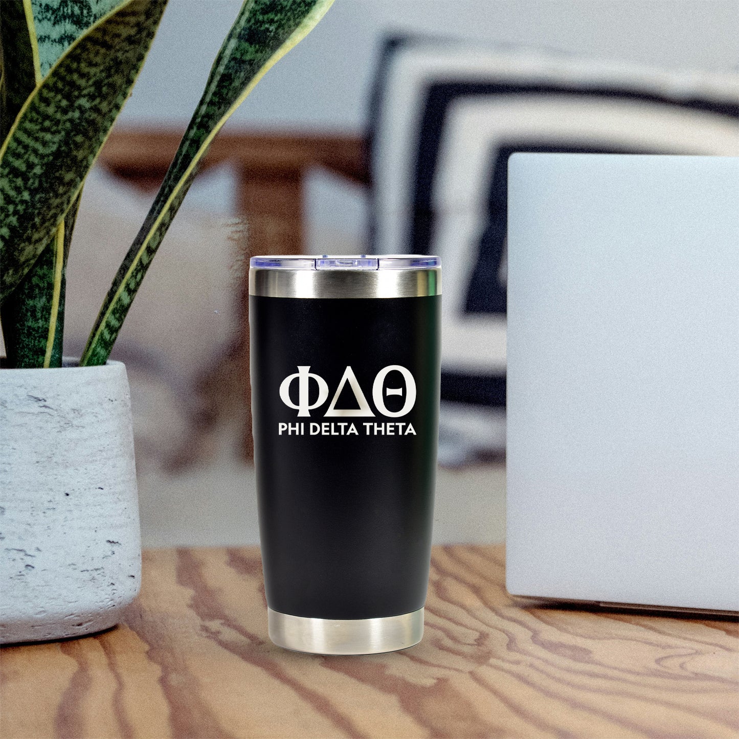 Phi Delta Theta 20 oz. Insulated Tumbler with Greek Letters