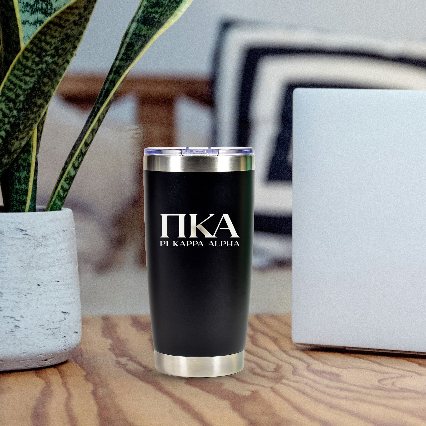 Pi Kappa Alpha 20 oz. Insulated Tumbler with Greek Letters