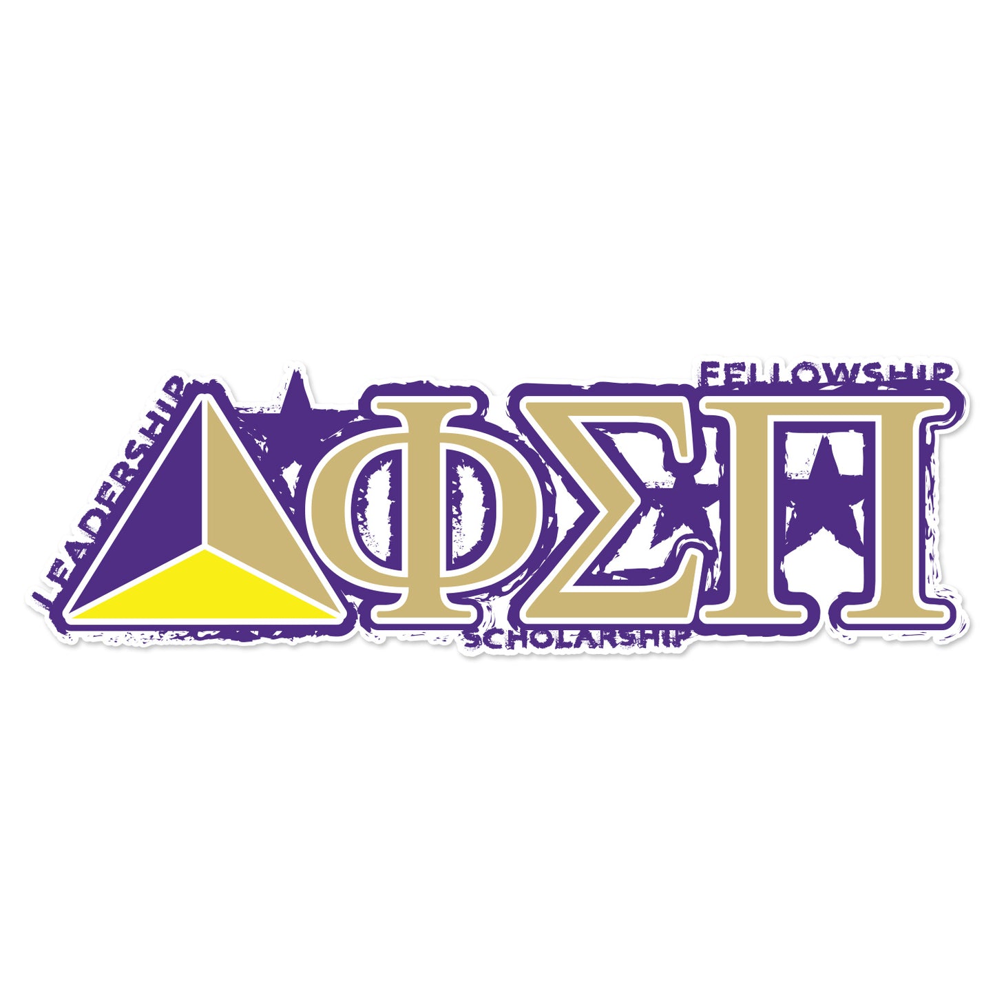 Phi Sigma Pi Laptop Jumbo Sticker/Decal