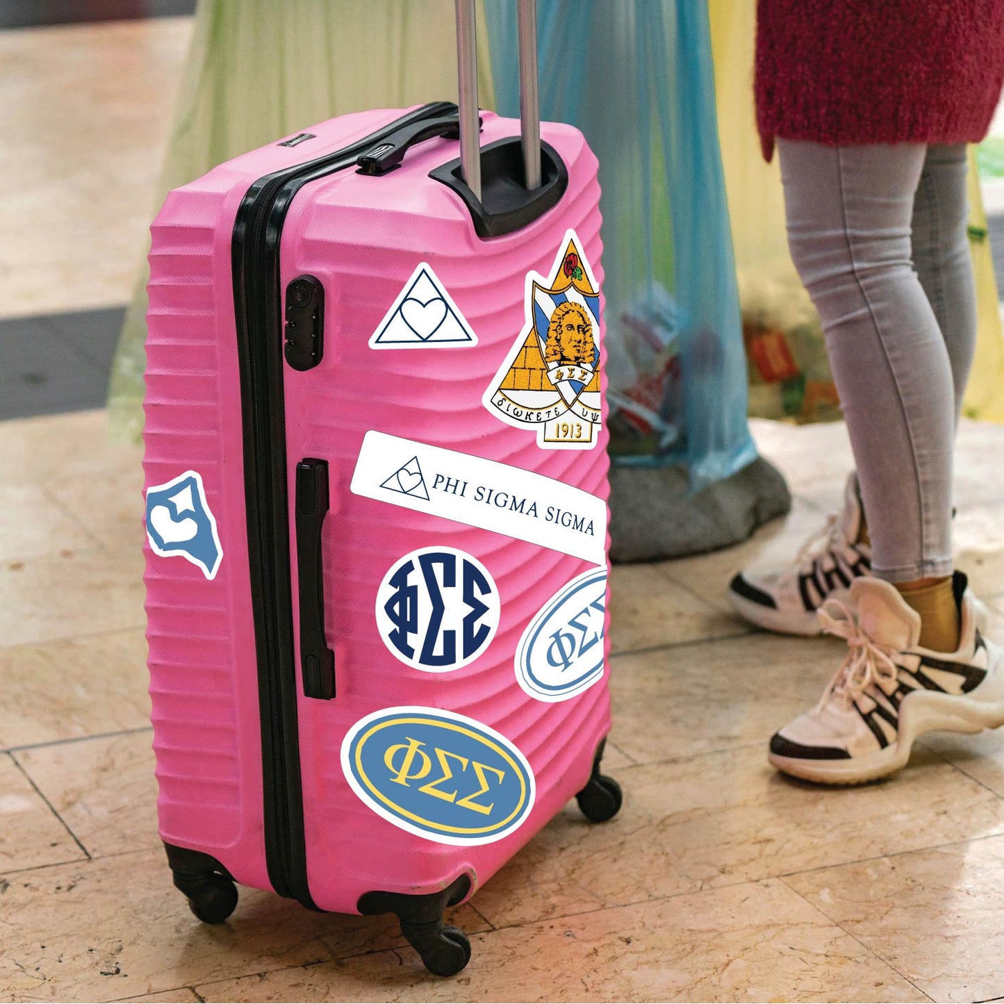 Phi Sigma Sigma Sorority Sticker Sheet- Brand Focus