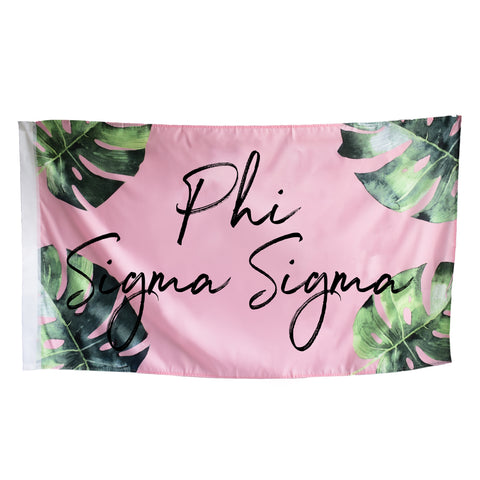 Phi Sigma Sigma Tropical Flag