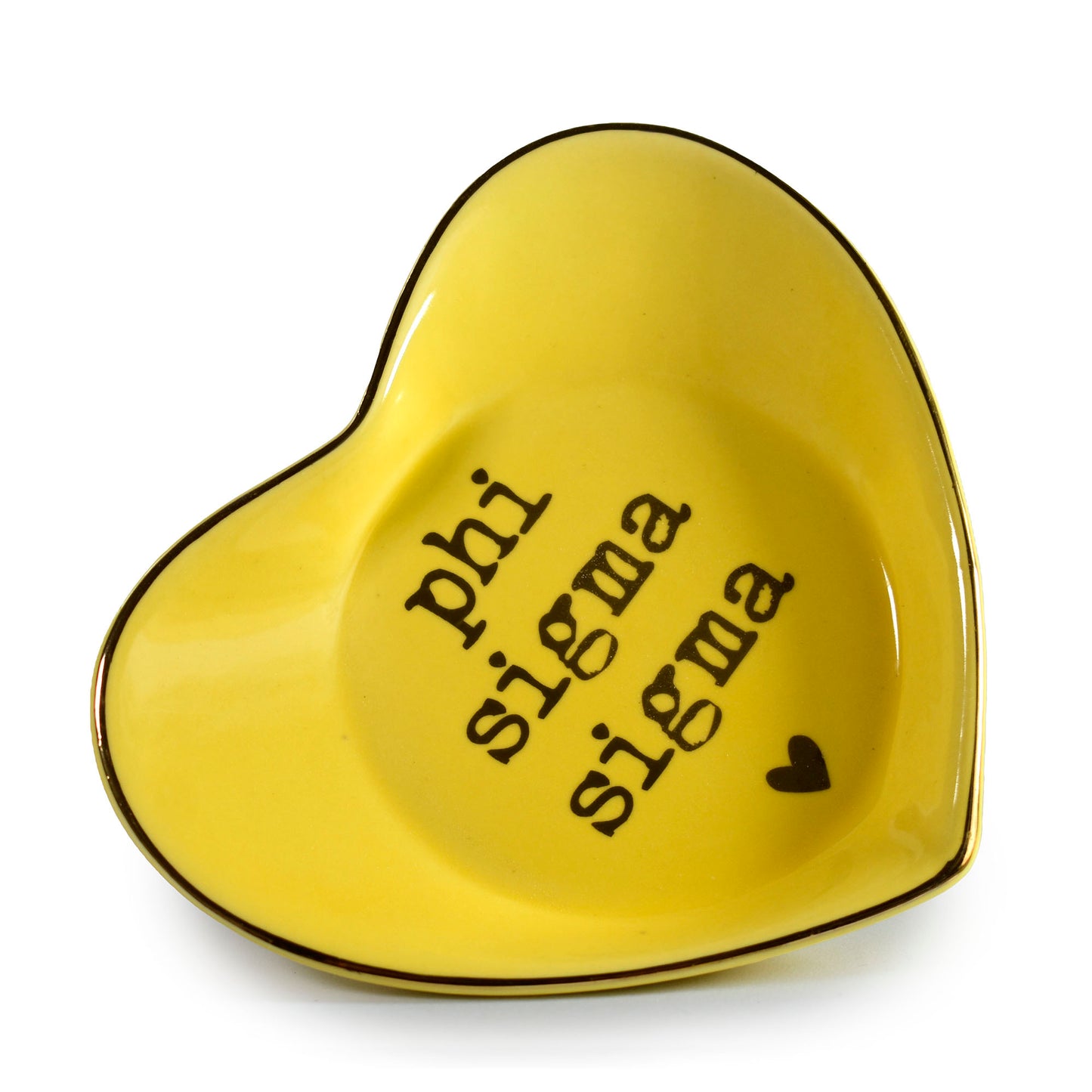 Phi Sigma Sigma Ceramic Ring Dish