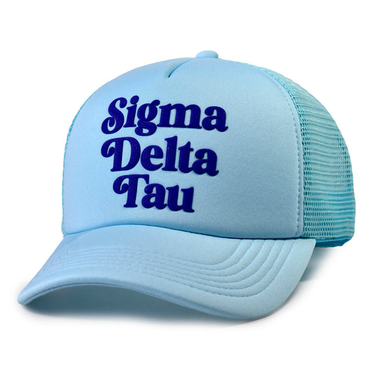 Sigma Delta Tau Baseball Cap, Mesh Trucker-Style Hat