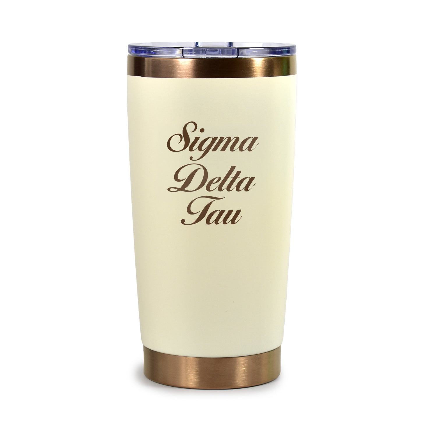 Sigma Delta Tau 20 oz. Insulated Tumbler with Sorority Name