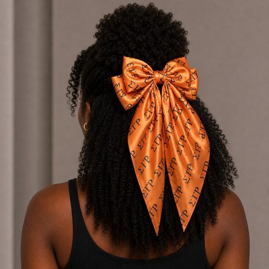 Sigma Gamma Rho Greek Letters Hair Bow