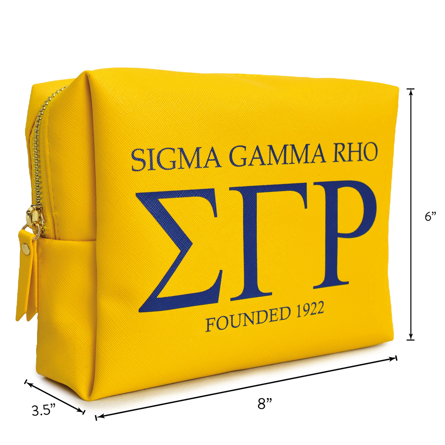 Sigma Gamma Rho Makeup Bag- Brand Focus Design