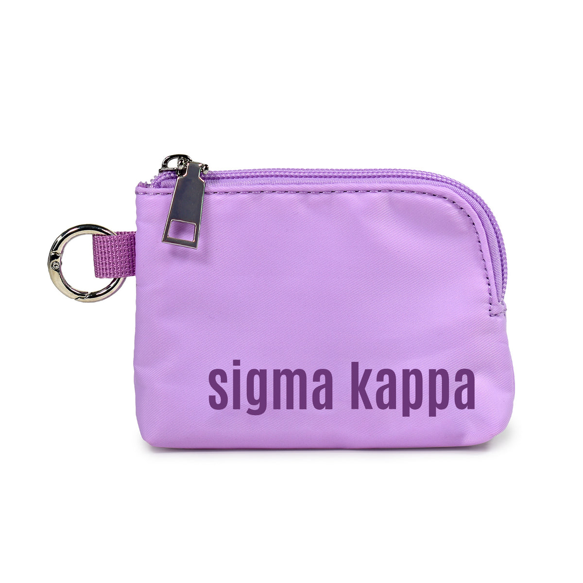 Sorority Shop Zipper Wallet Pouch with Keyring