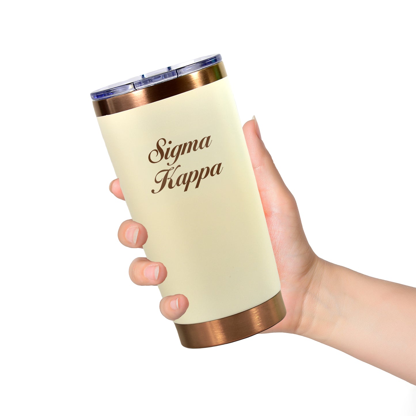 Sigma Kappa 20 oz. Insulated Tumbler with Sorority Name