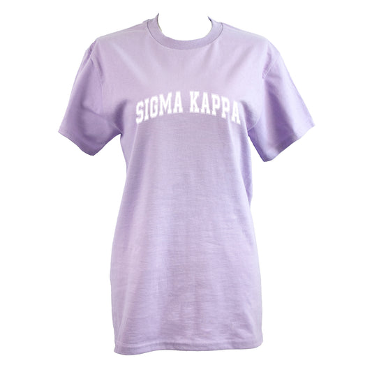 Sigma Kappa Sorority T-Shirt- Varsity Design