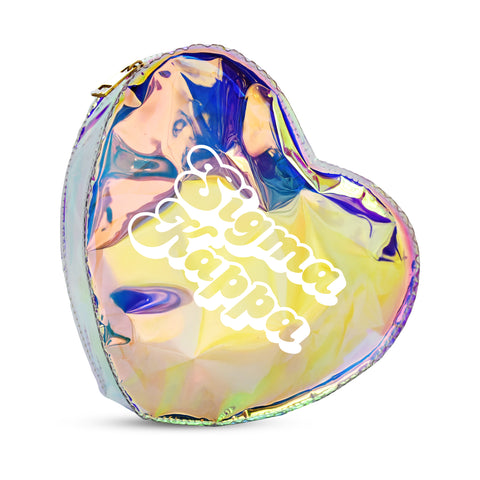 Sigma Kappa Heart Shaped Makeup Bag