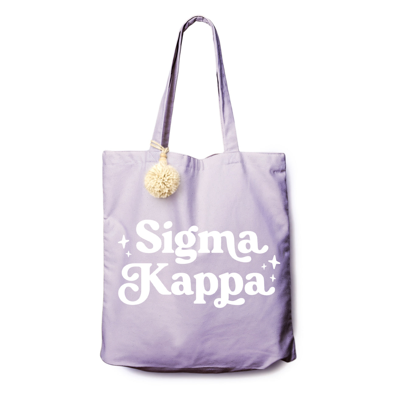 Sigma Kappa Retro Pom Pom Tote Bag