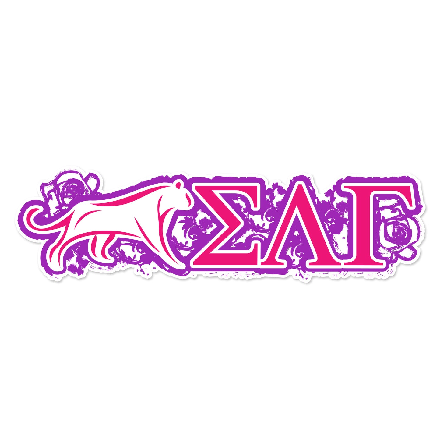 Sigma Lambda Gamma Laptop Jumbo Sticker/Decal