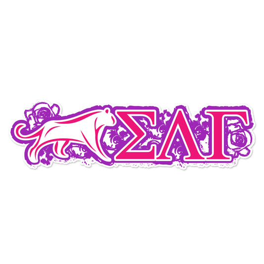 Sigma Lambda Gamma Laptop Jumbo Sticker/Decal