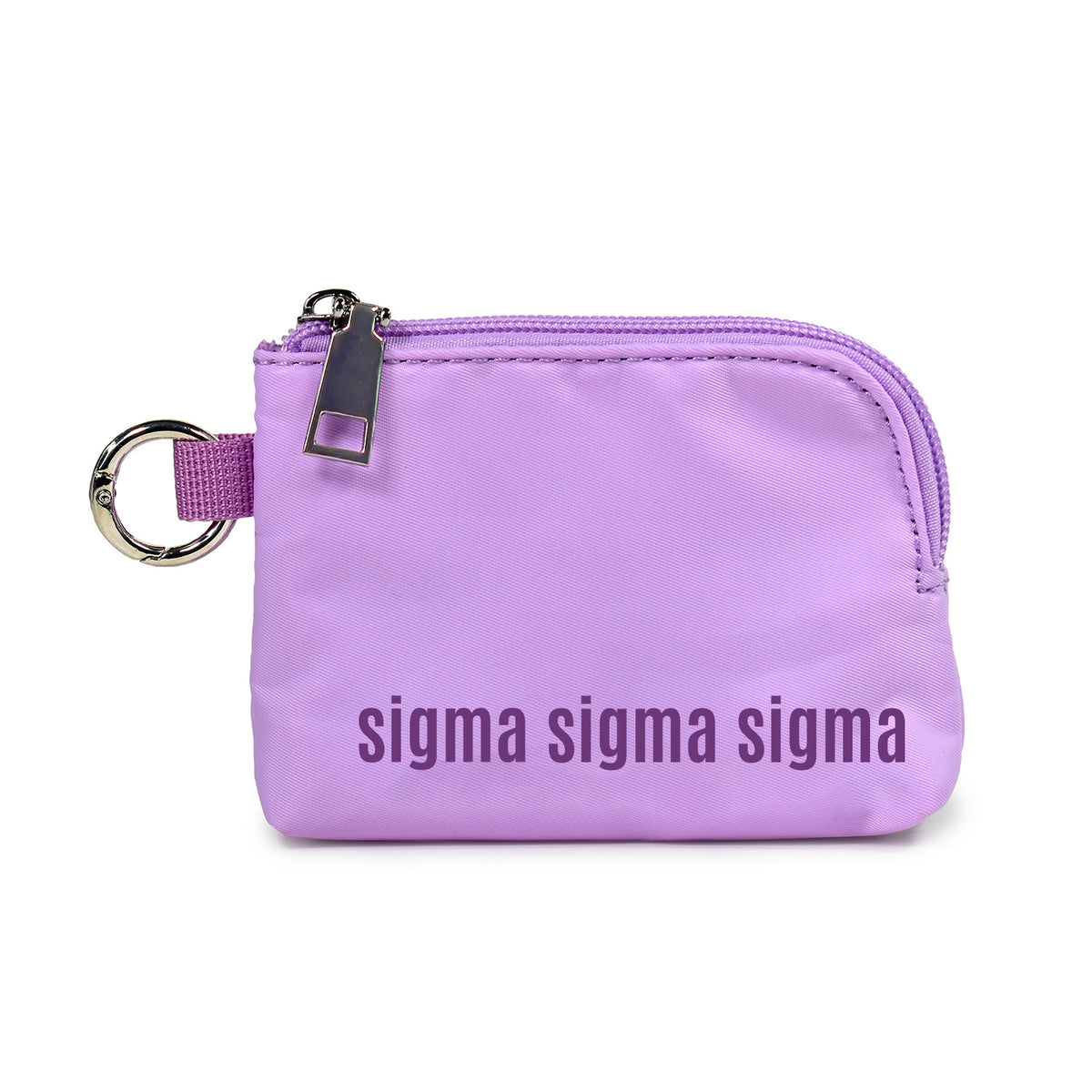 Sorority Shop Zipper Wallet Pouch with Keyring