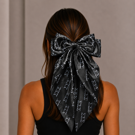 Sigma Sigma Sigma Greek Letters Hair Bow