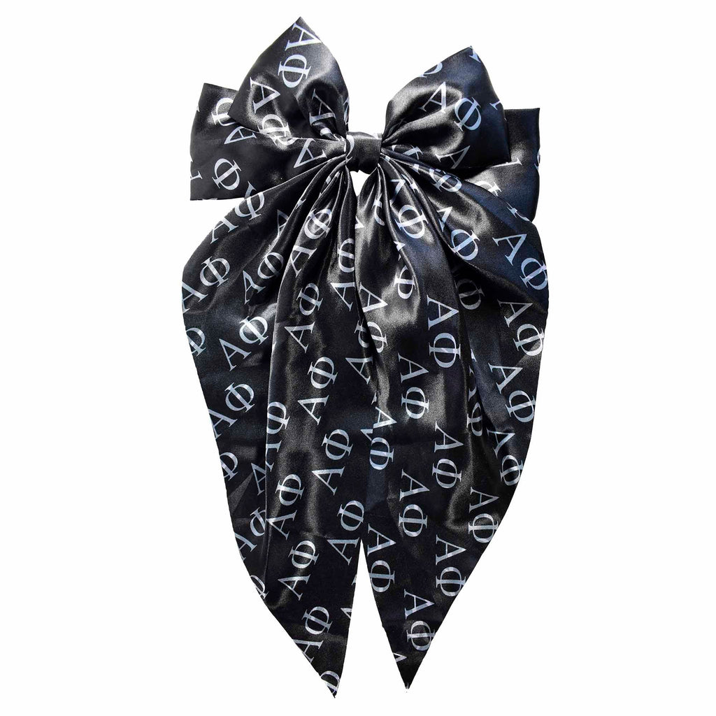 Alpha Phi Greek Letters Hair Bow