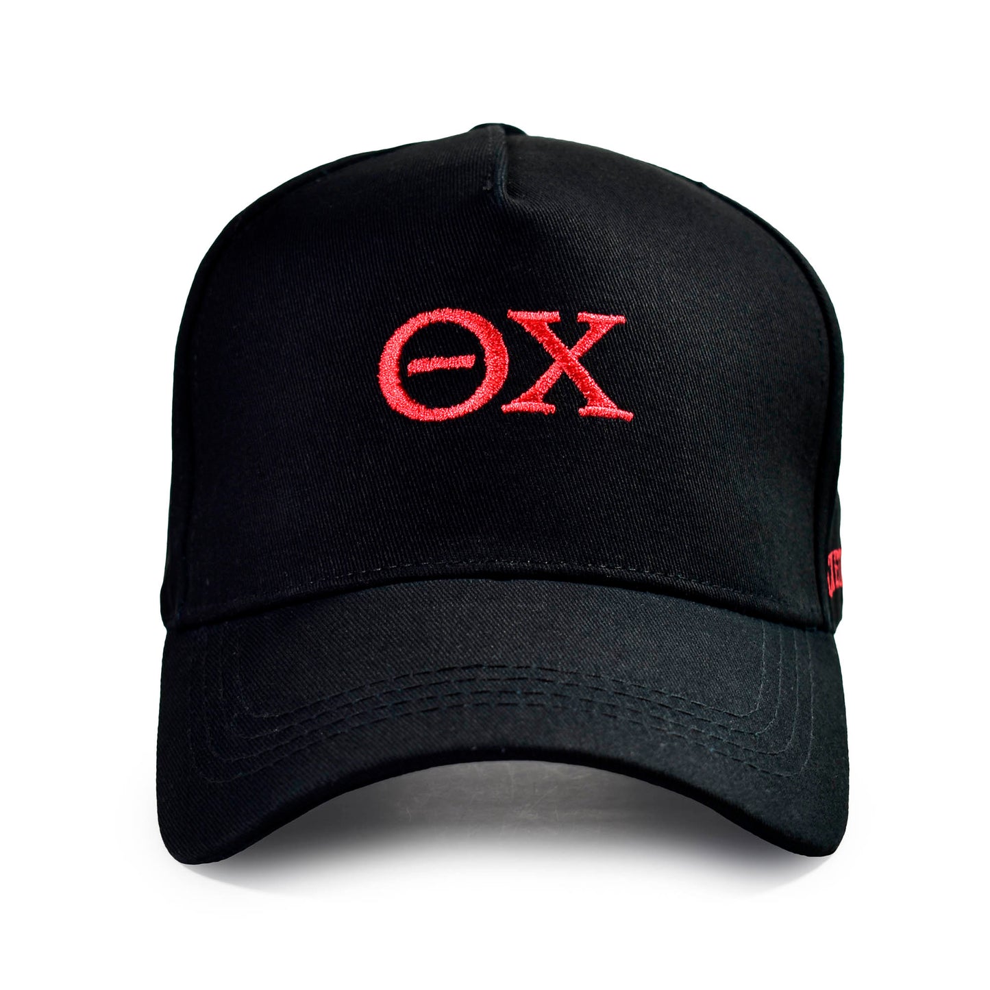 Theta Chi Fraternity Baseball Cap- Brushed Cotton 5-Panel Black Hat