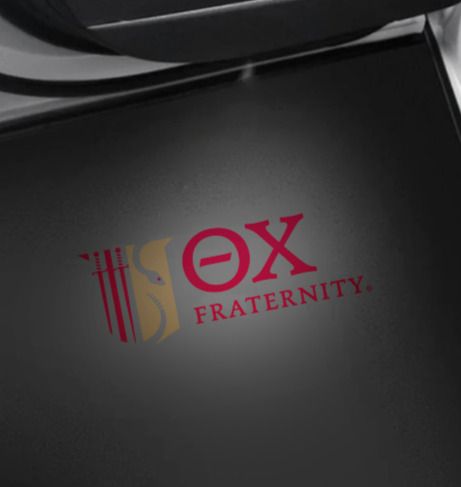 Theta Chi Fraternity Car Door LED Projector Lights-2 pk