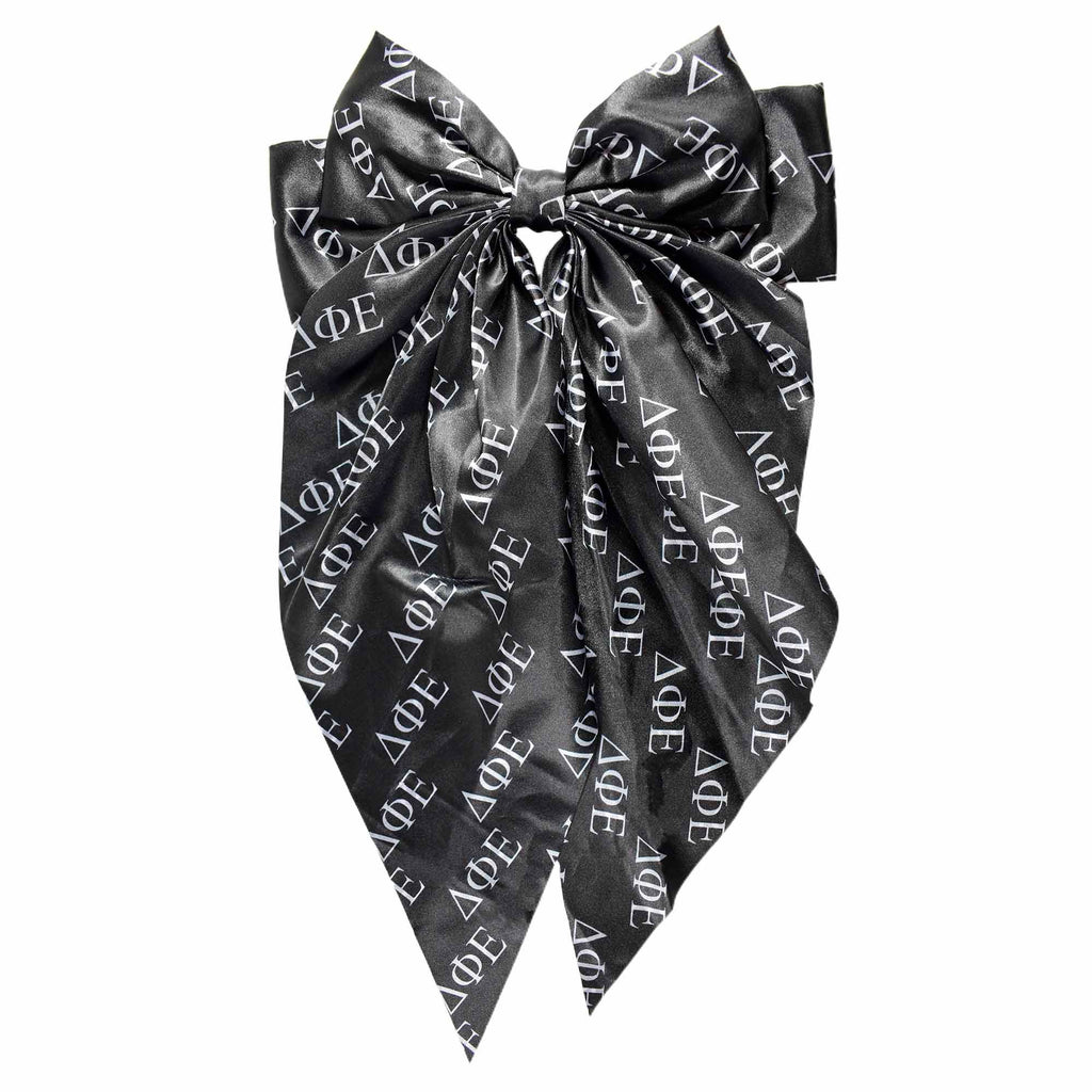 Delta Phi Epsilon Greek Letters Hair Bow