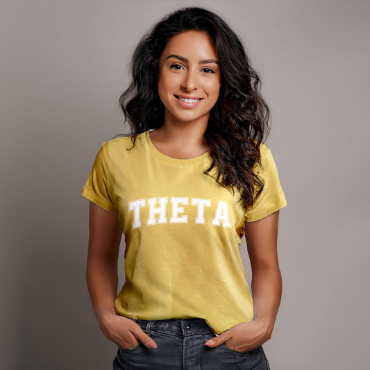 Kappa Alpha Theta Sorority T-Shirt- Varsity Design