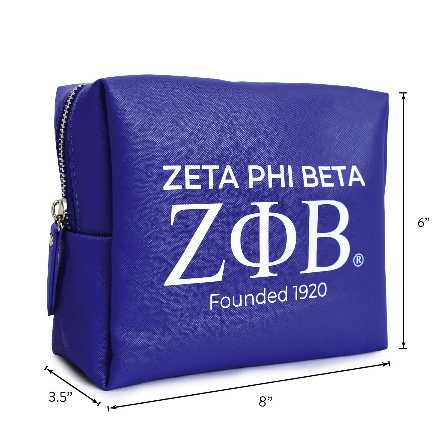 Zeta Phi Beta Makeup Bag- Brand Focus Design