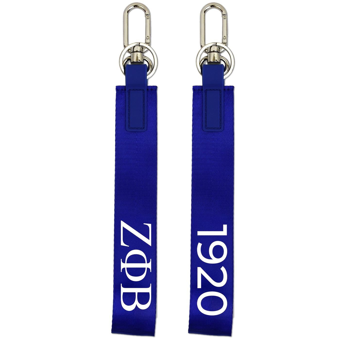 Zeta Phi Beta Keychain- Hands-Free Wristlet Lanyard Style