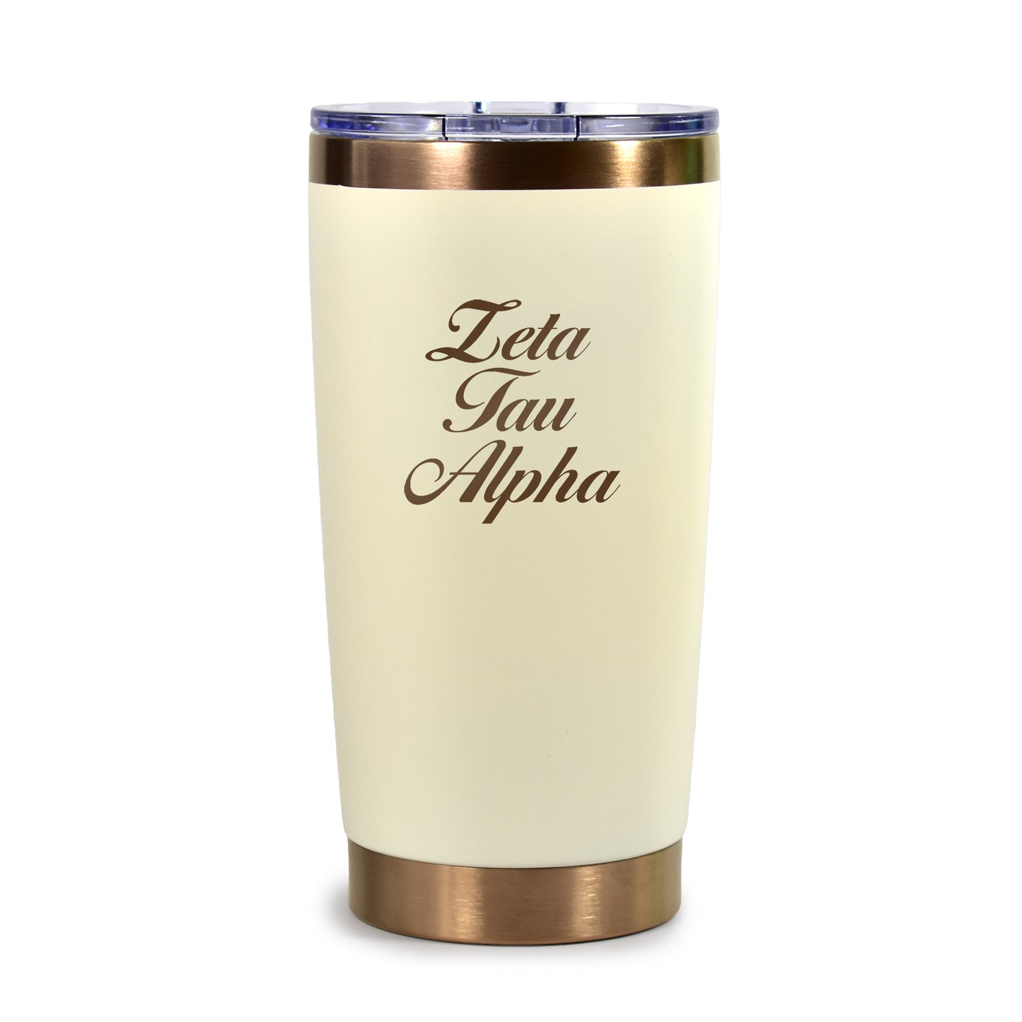Zeta Tau Alpha 20 oz. Insulated Tumbler with Sorority Name